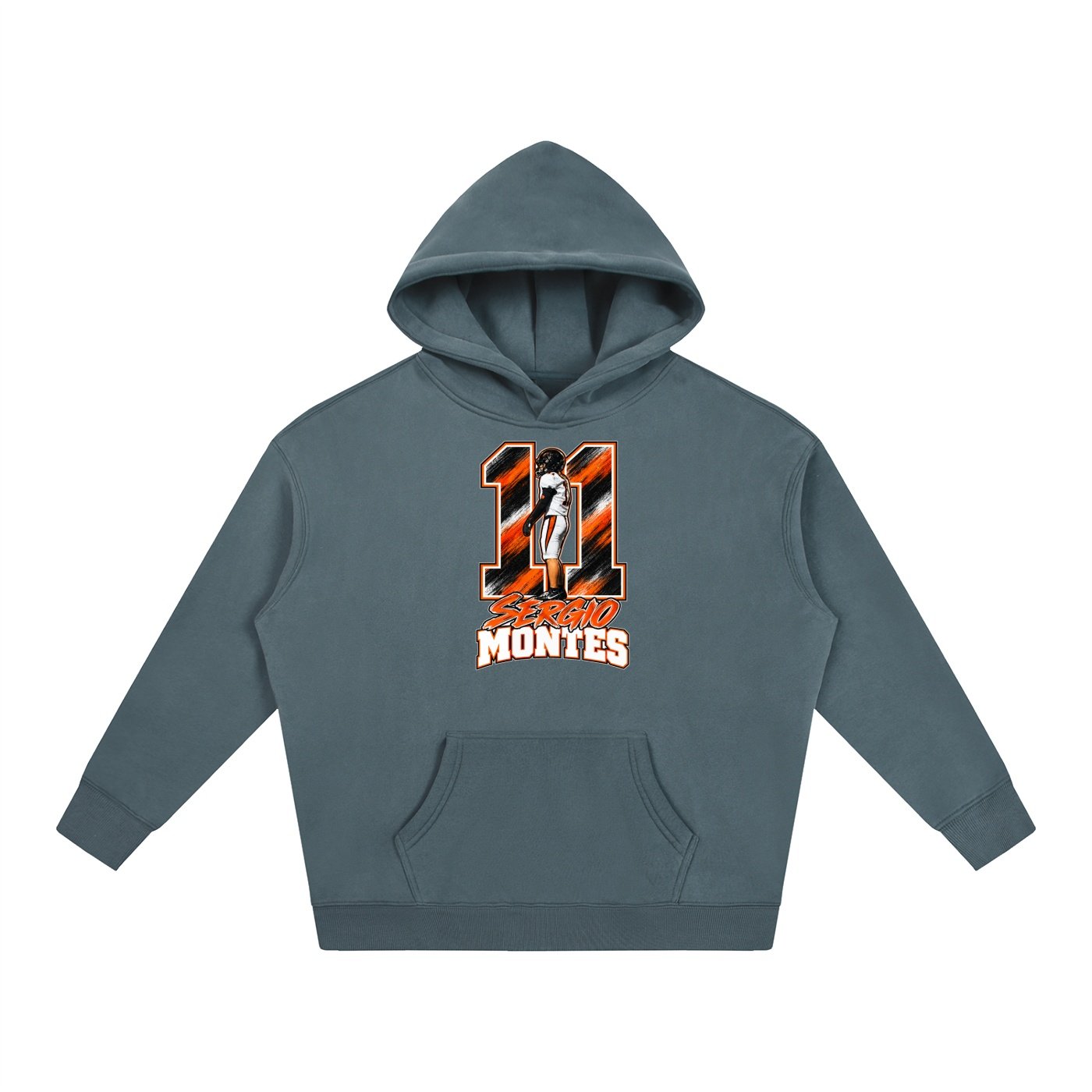 Sergio Montes  Oversize Fleeced Hoodie - Image 4