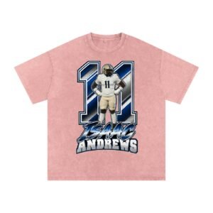 Isaac Andrews Snow Washed Oversized TEE - Image 5