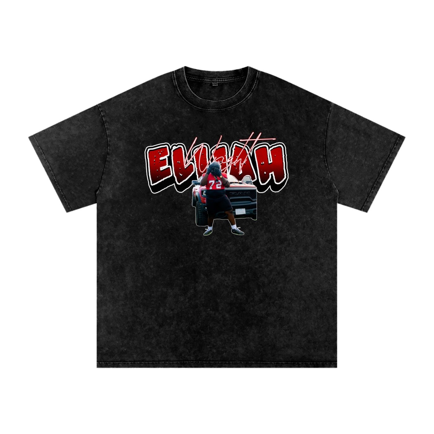 Elijah Wright  Snow Washed Oversized TEE - Image 1