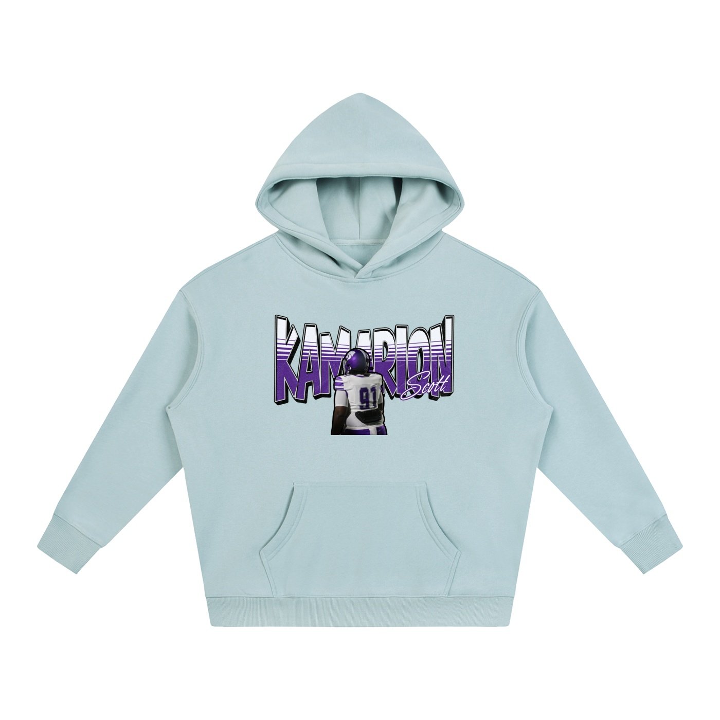 Kamarion scott   Oversize Fleeced Hoodie - Image 3