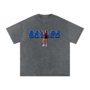 Baylor dinger Snow Washed Oversized TEE - Image 4