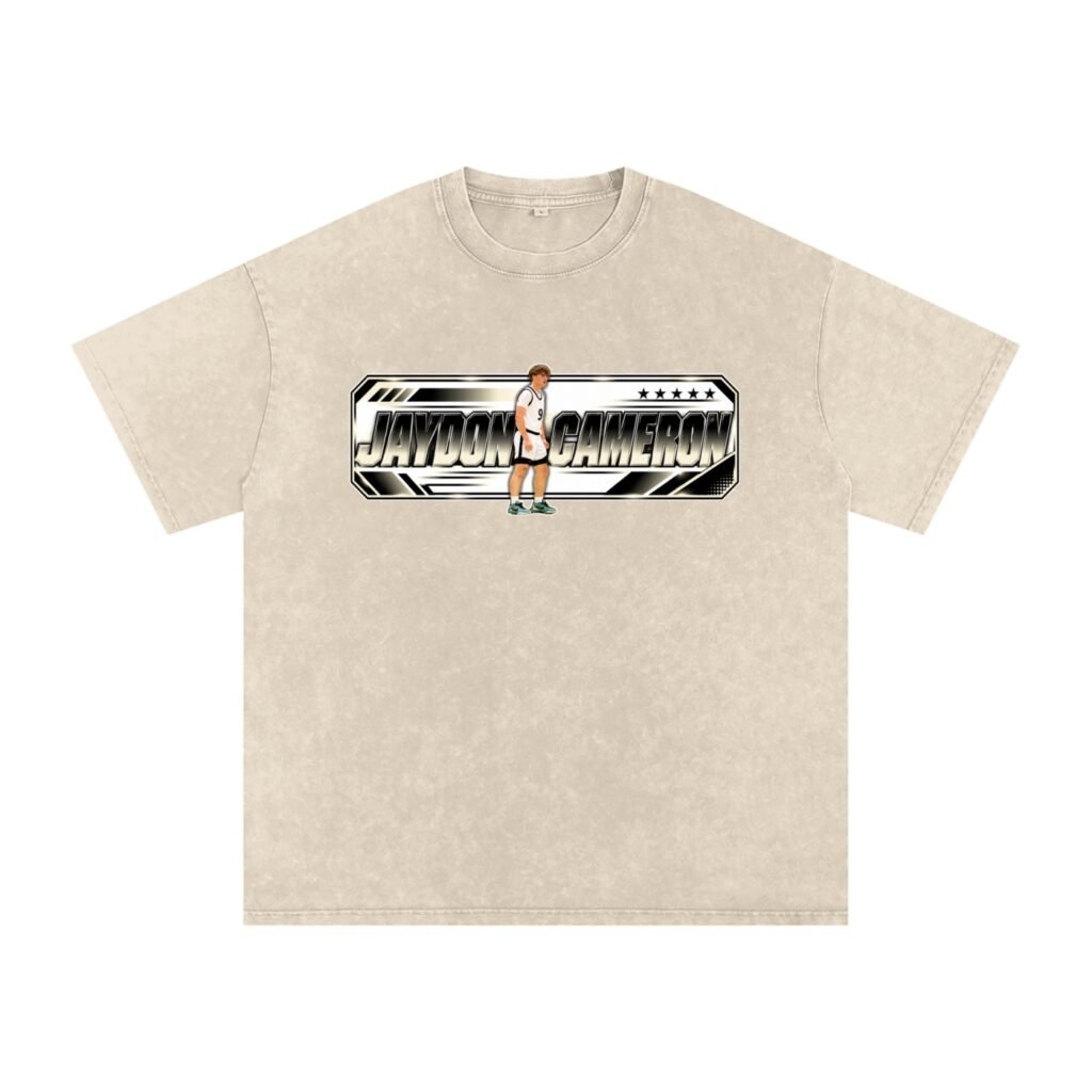 Jaydon Cameron Snow Washed Oversized TEE