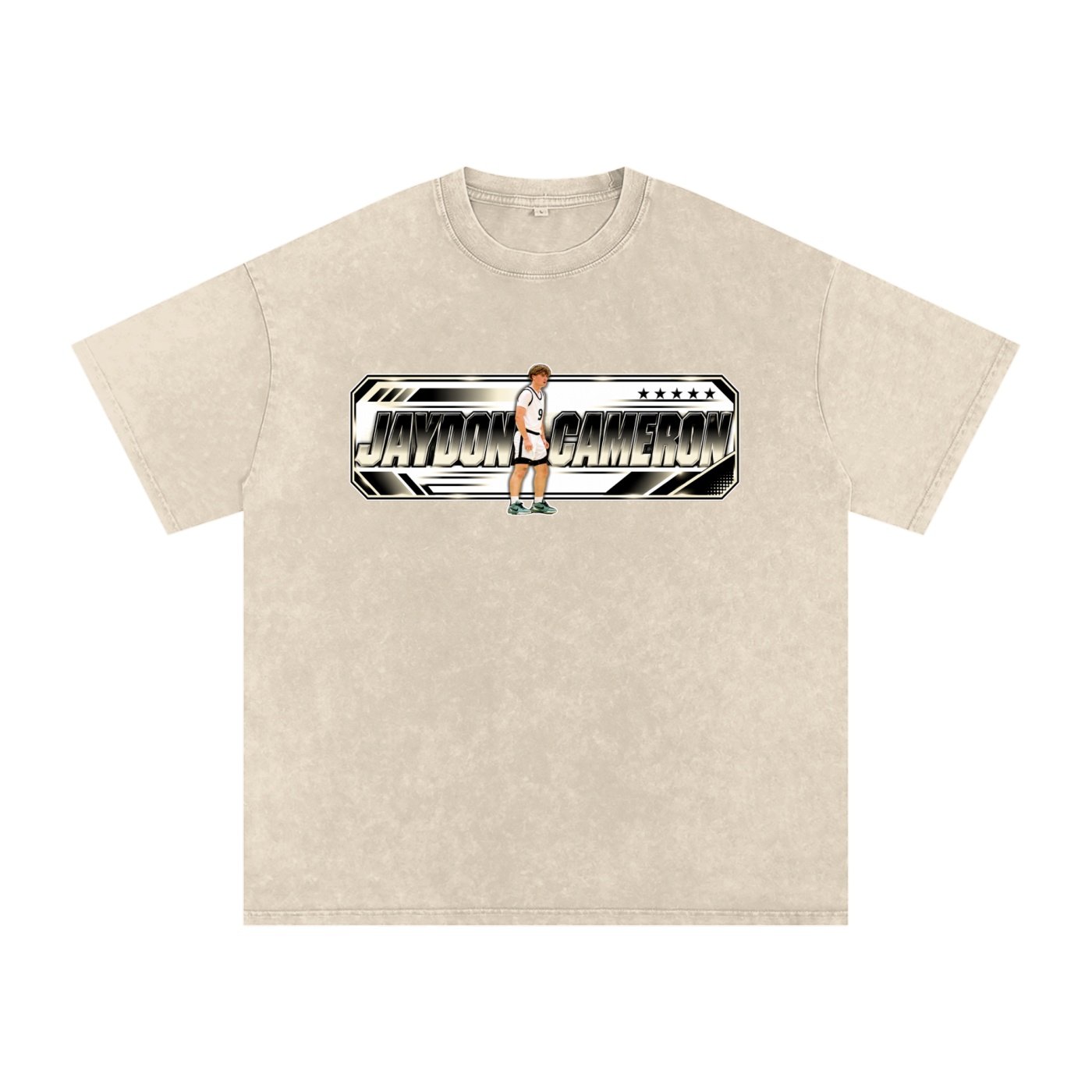 Jaydon Cameron  Snow Washed Oversized TEE - Image 2