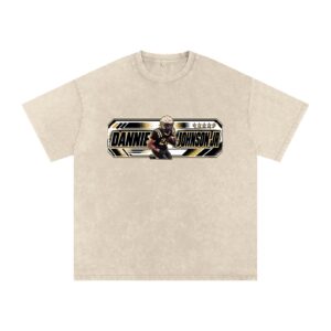 Dannie Johnson jr Snow Washed Oversized TEE - Image 3