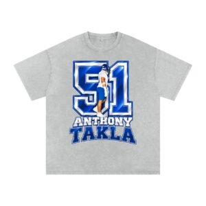Anthony Takla Snow Washed Oversized TEE - Image 3