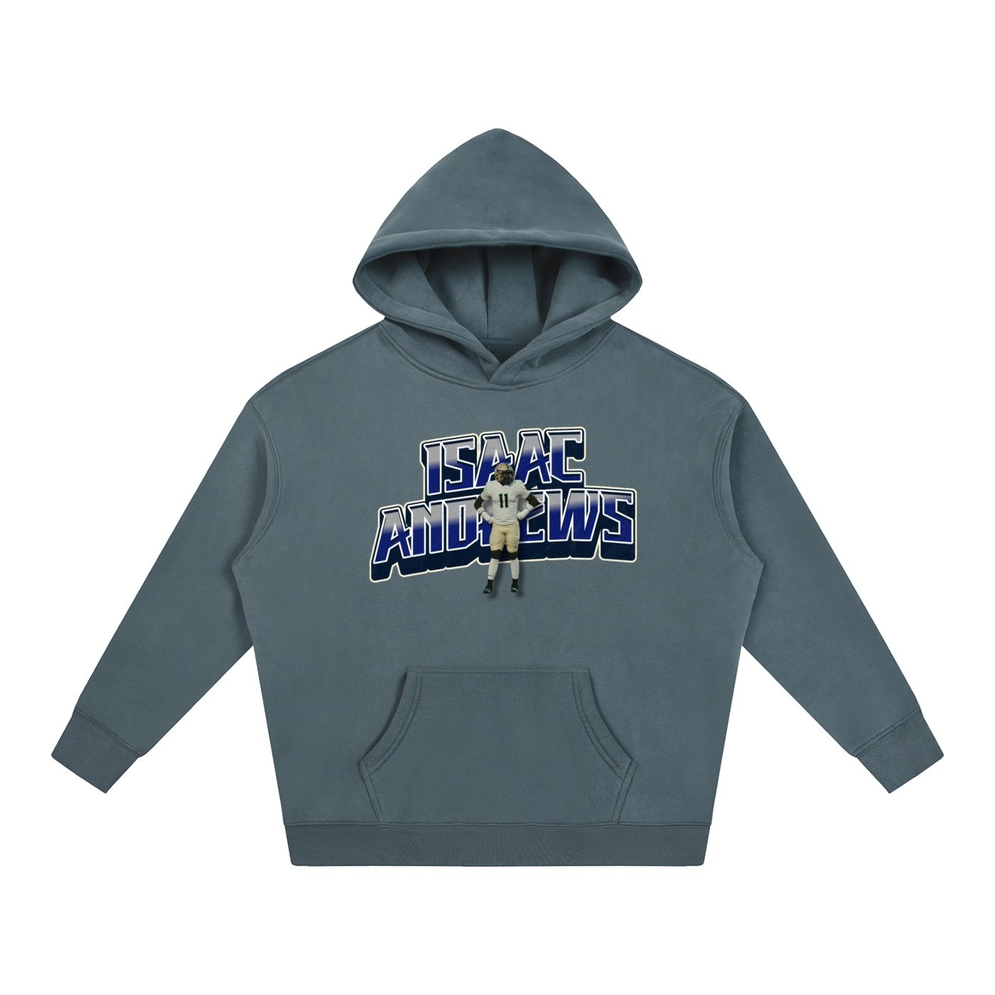 Isaac Andrews  Oversize Fleeced Hoodie - Image 4