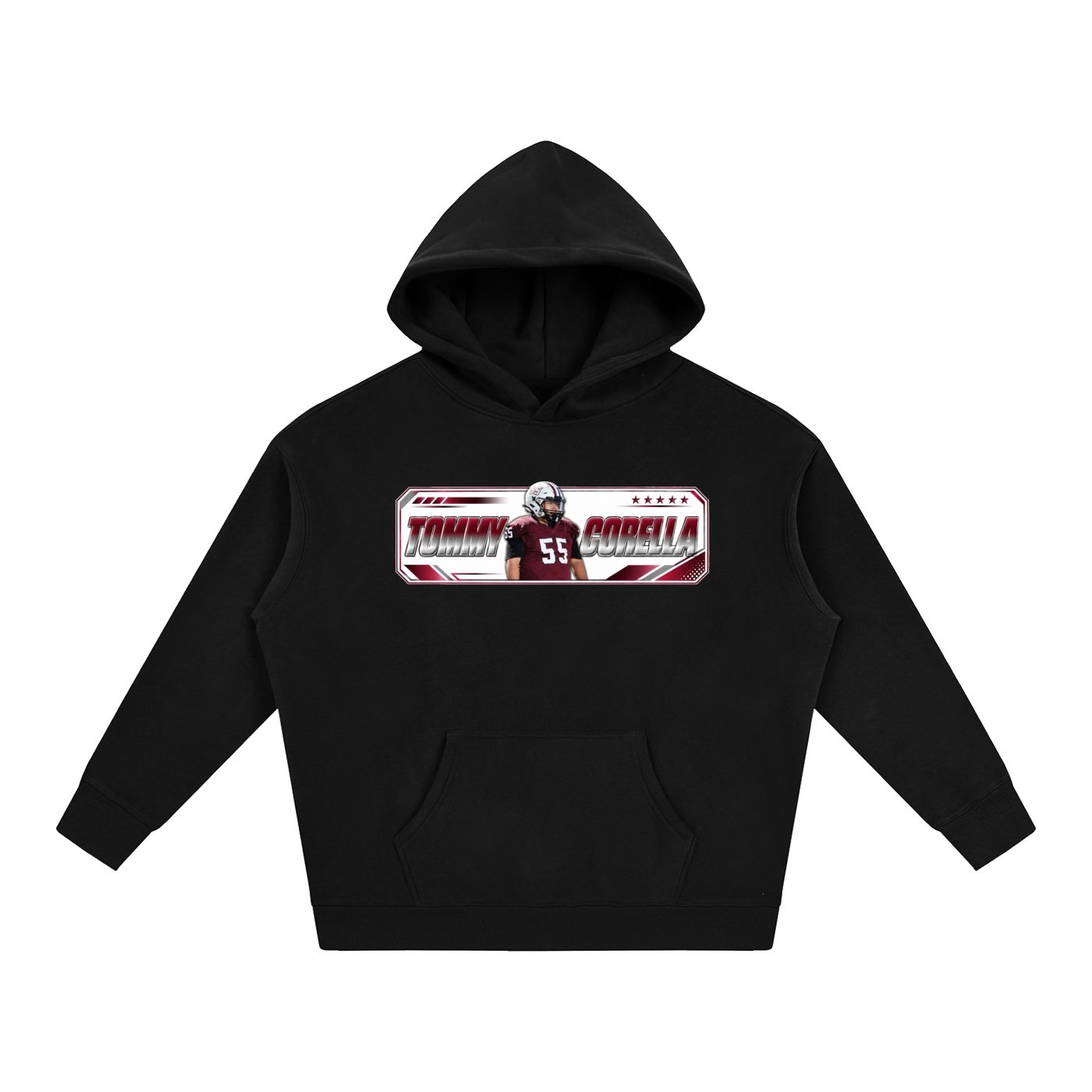 Tommy Corella Oversize Fleeced Hoodie - Image 1