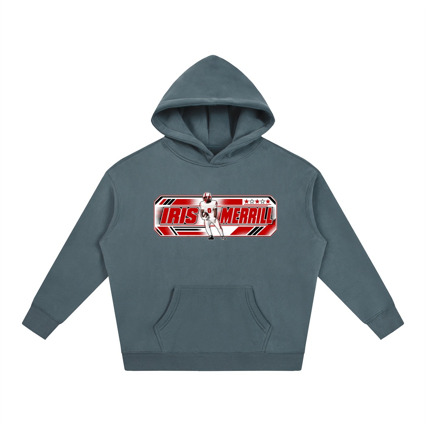 Iris Merrill Oversize Fleeced Hoodie - Image 4