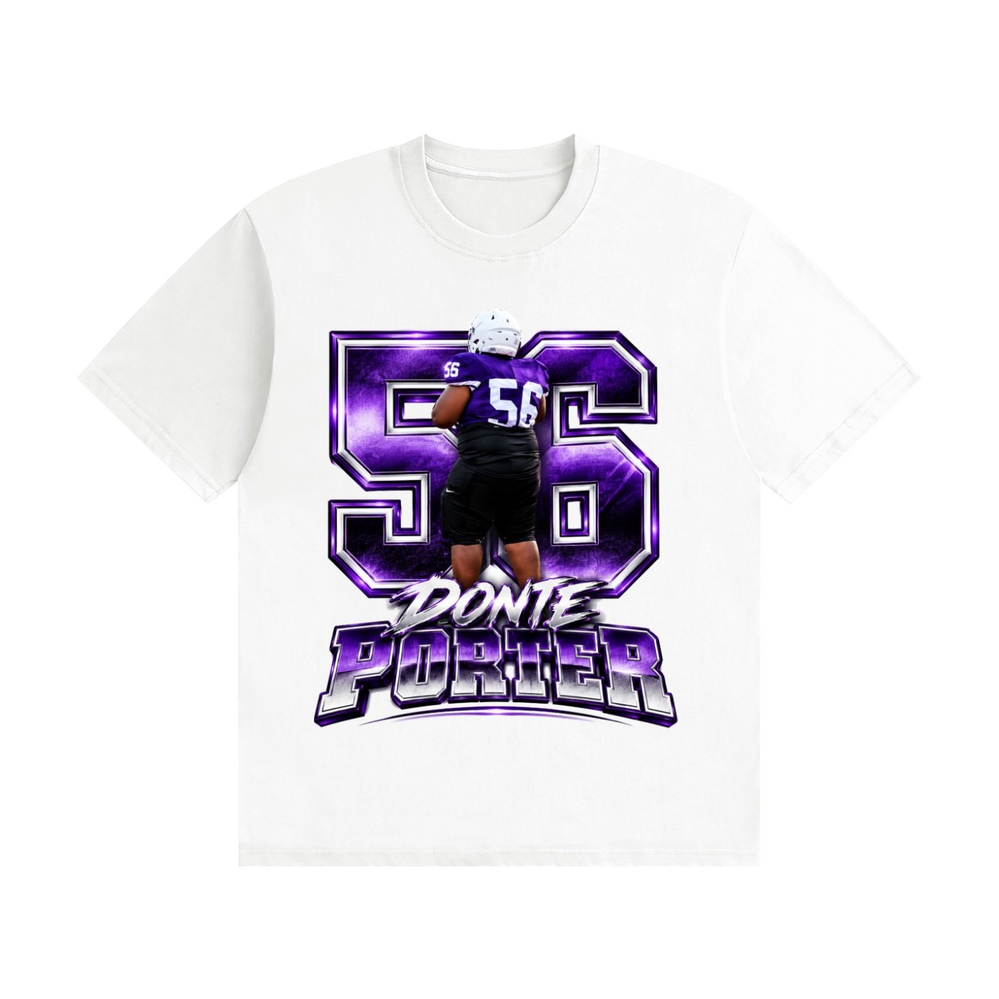 Donte Porter ll Unisex Cotton T-Shirt - Image 2