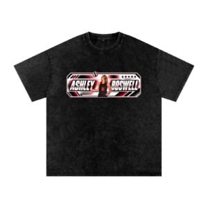 Ashley Boswell Snow Washed Oversized TEE - Image 1