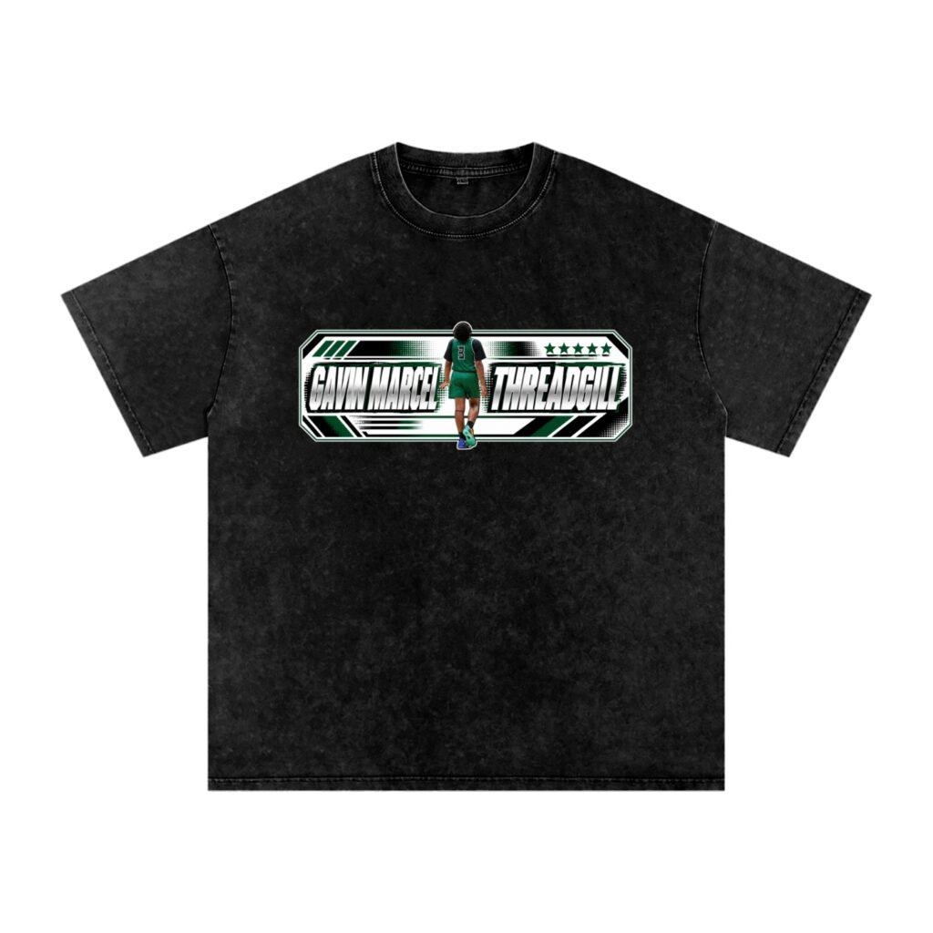 Gavin Marcel Threadgill Snow Washed Oversized TEE