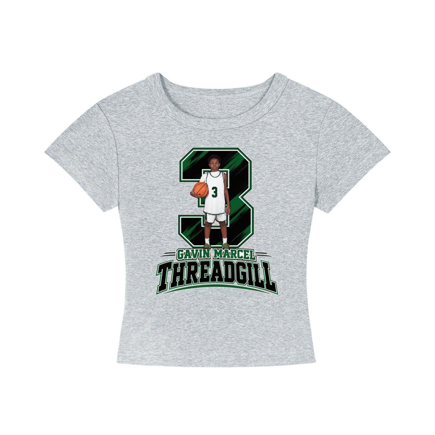 Gavin Marcel Threadgill  Women's CropTop - Image 3