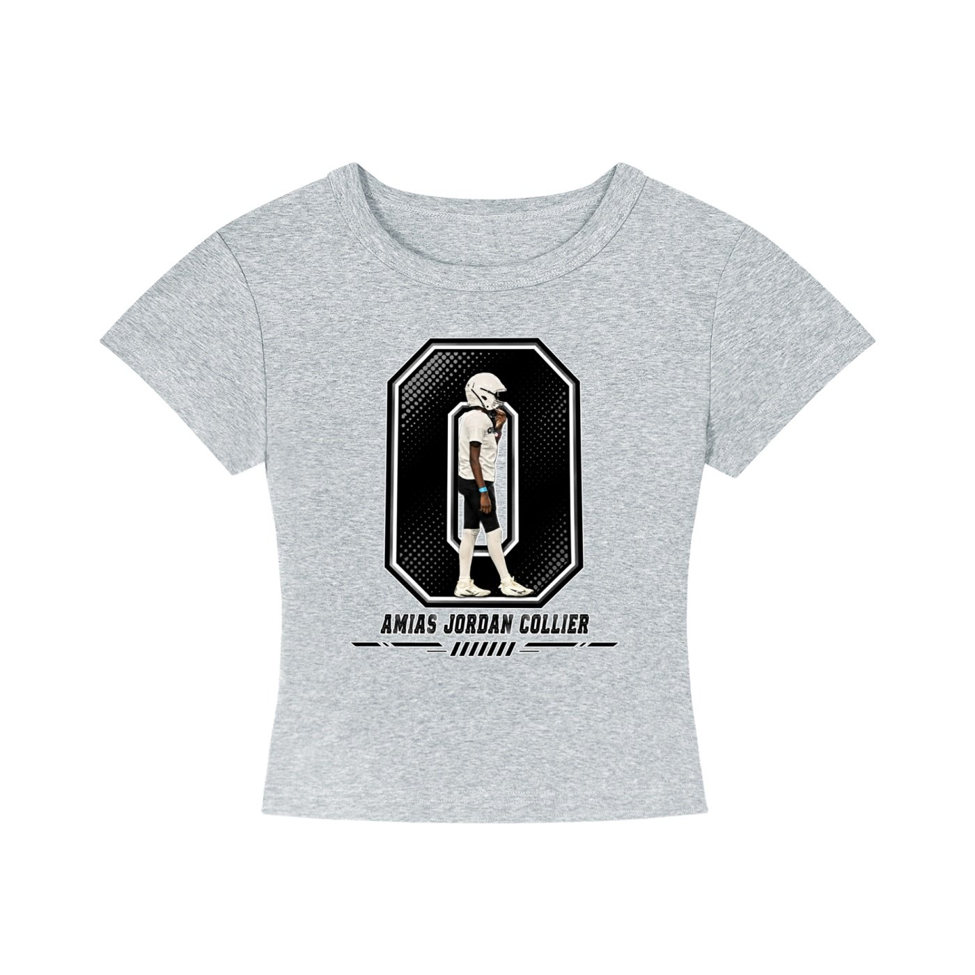 Amias Jordan collier Women's CropTop - Image 3