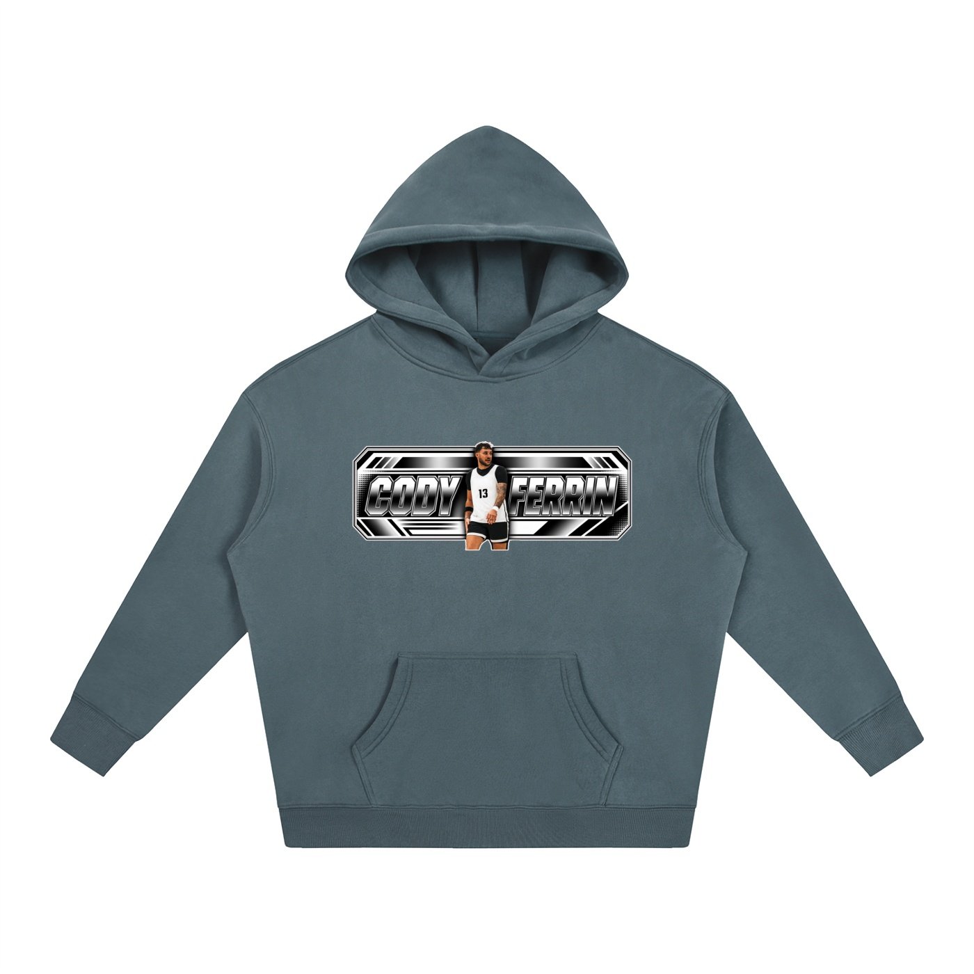 Cody Ferrin  Oversize Fleeced Hoodie - Image 4