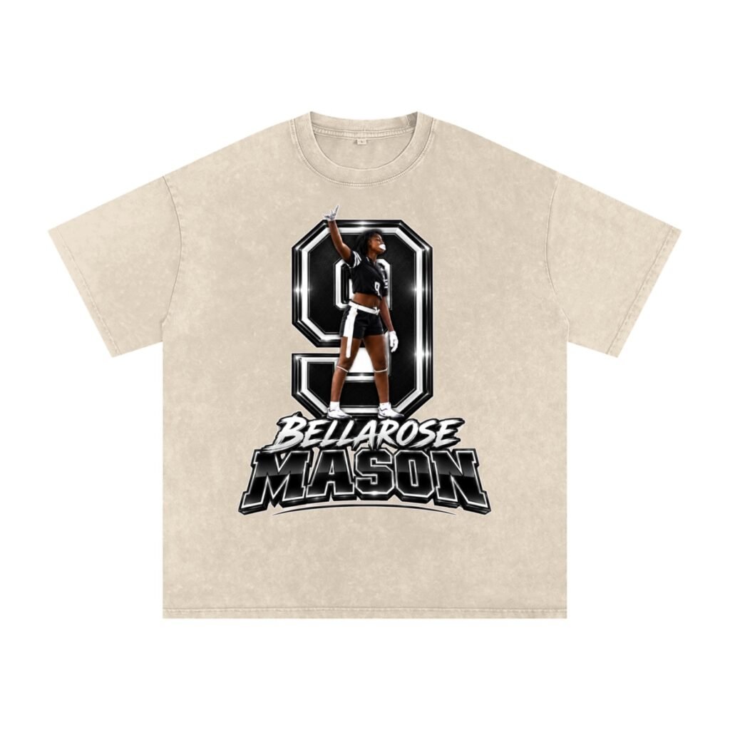 Bellarose Mason Snow Washed Oversized TEE