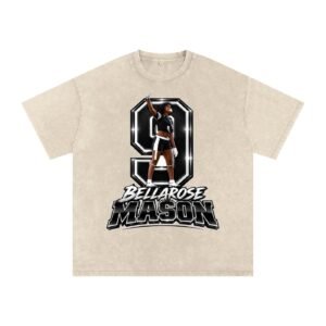 Bellarose Mason Snow Washed Oversized TEE - Image 2