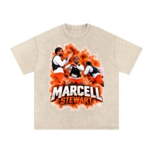 Marcell Stewart Snow Washed Oversized TEE - Image 2