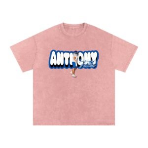 Anthony Takla Snow Washed Oversized TEE - Image 5