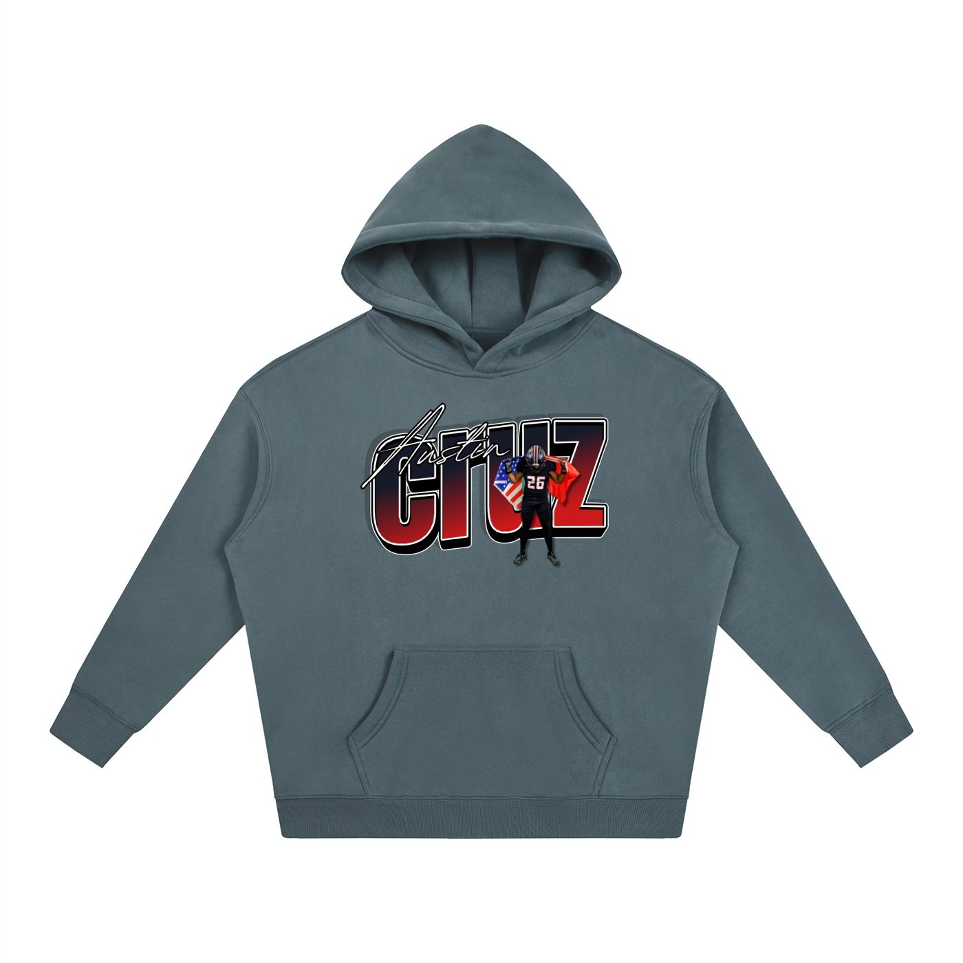Austin Cruz Oversize Fleeced Hoodie - Image 4