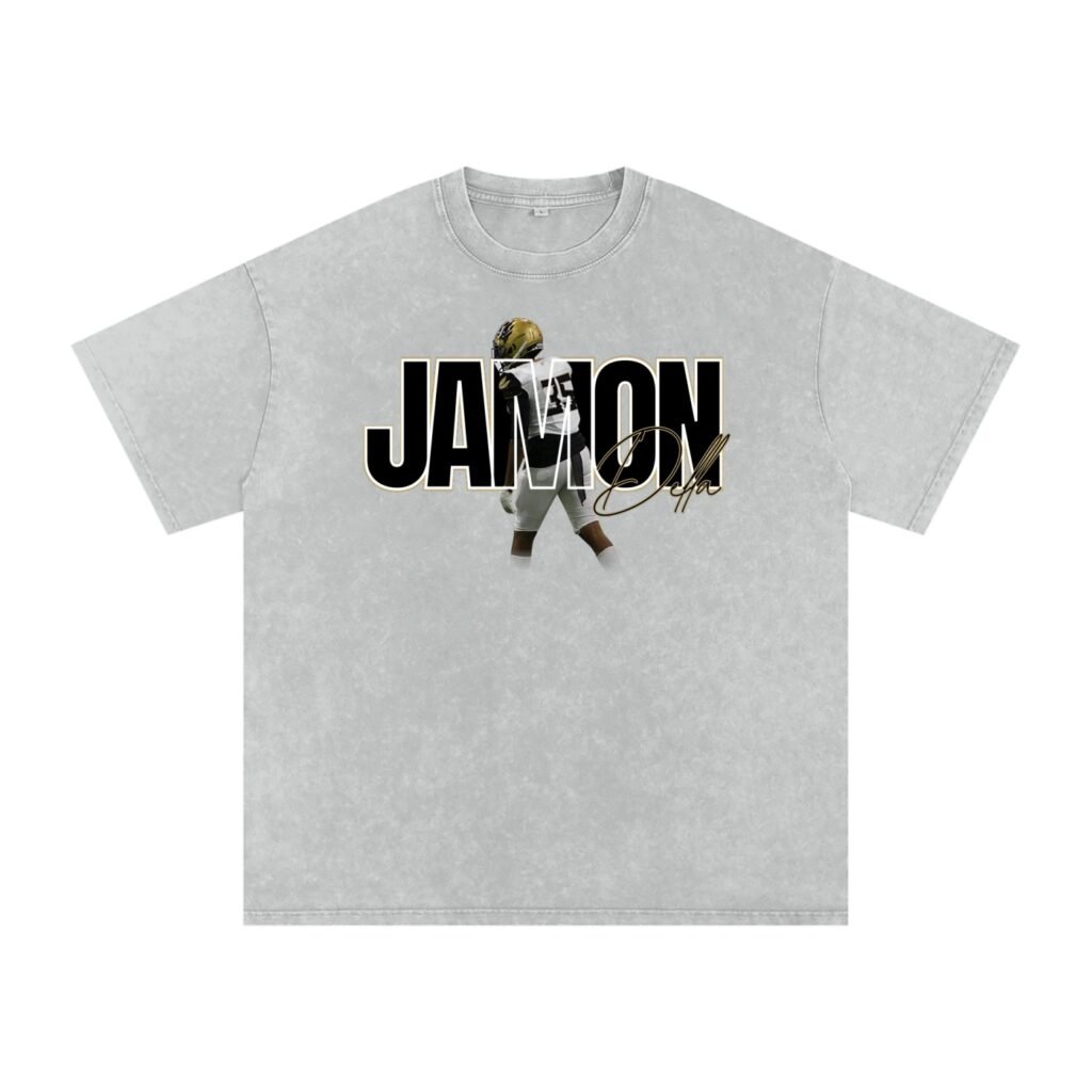 Jamon Della Snow Washed Oversized TEE