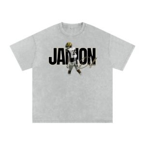 Jamon Della Snow Washed Oversized TEE - Image 3