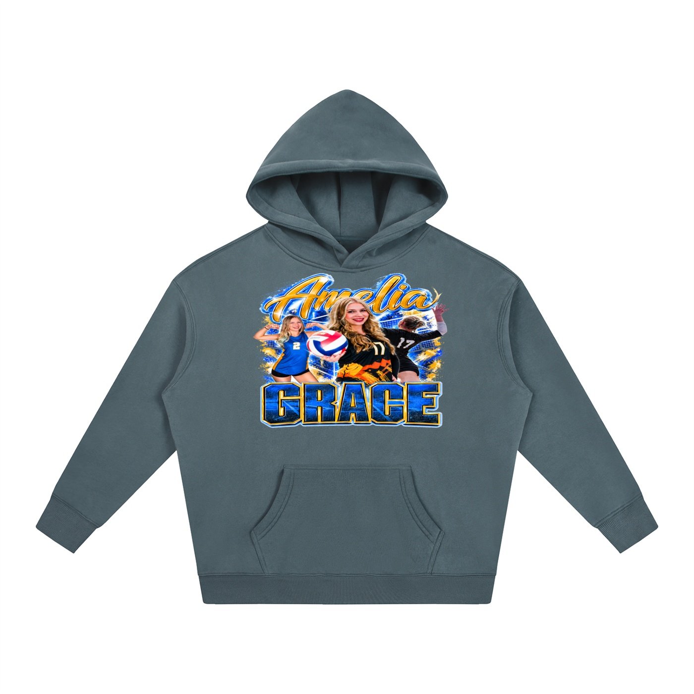 Amelia Grace Oversize Fleeced Hoodie - Image 4