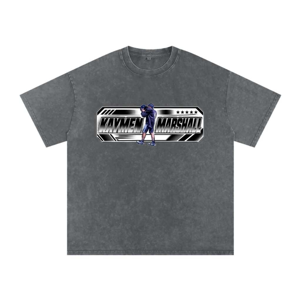 kaymen marshall Snow Washed Oversized TEE