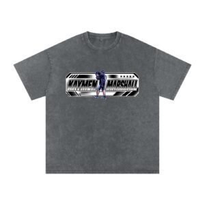 kaymen marshall Snow Washed Oversized TEE - Image 4