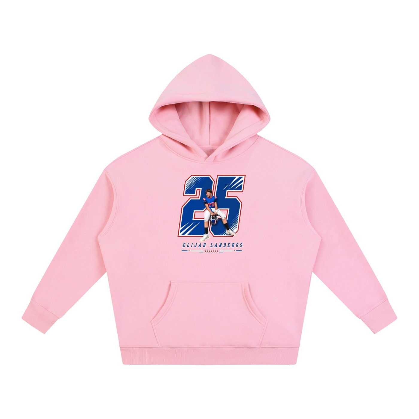 Elijah Landeros Oversize Fleeced Hoodie - Image 5