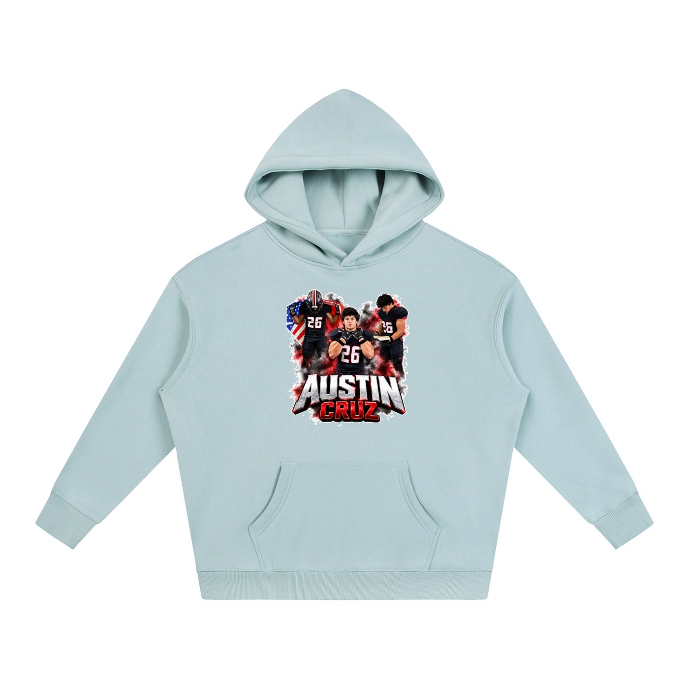 Austin Cruz Oversize Fleeced Hoodie - Image 3
