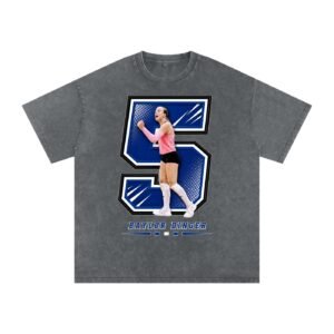 Baylor dinger Snow Washed Oversized TEE - Image 4