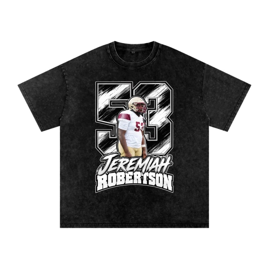 Jeremiah Robertson Snow Washed Oversized TEE