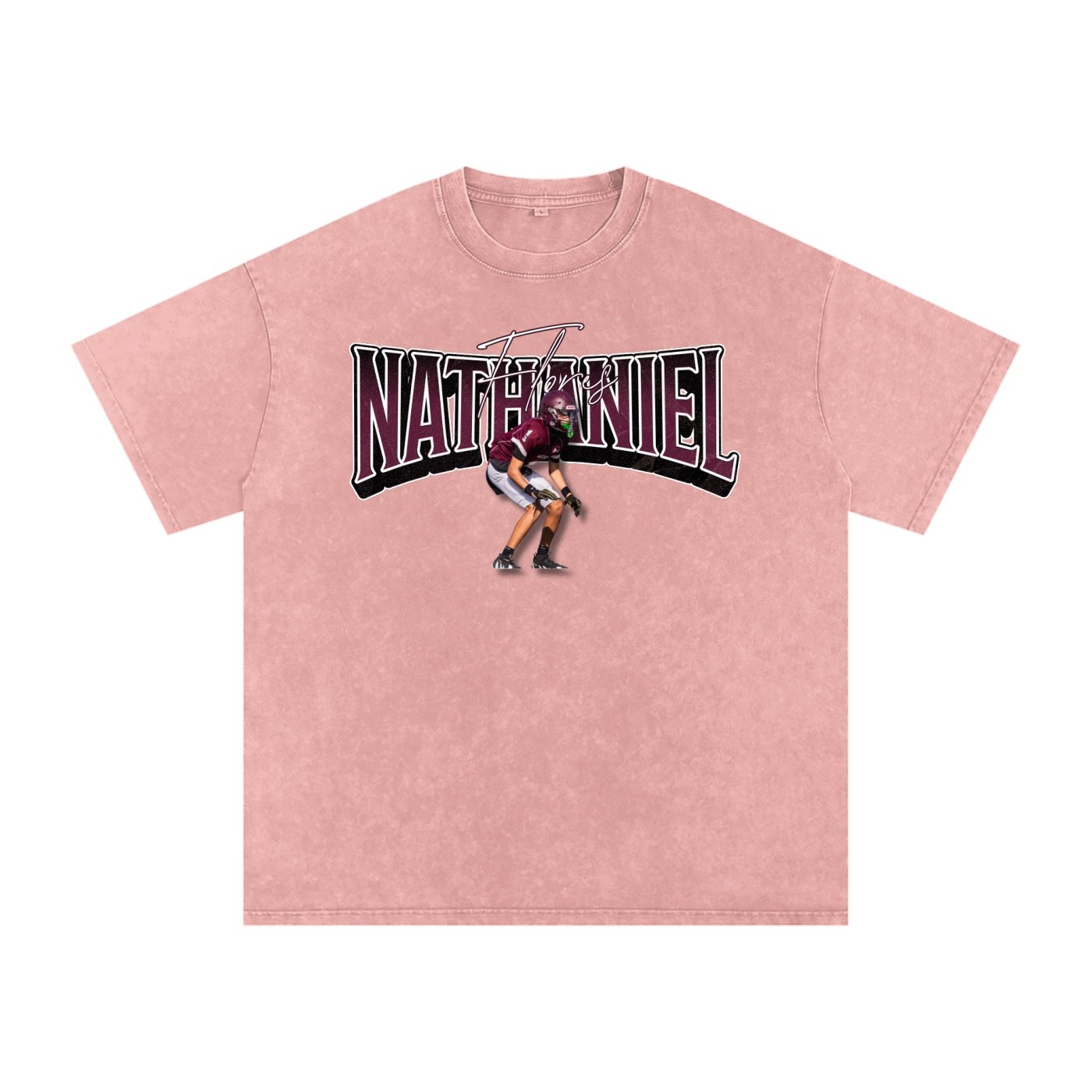 Nathaniel Flores Snow Washed Oversized TEE - Image 5
