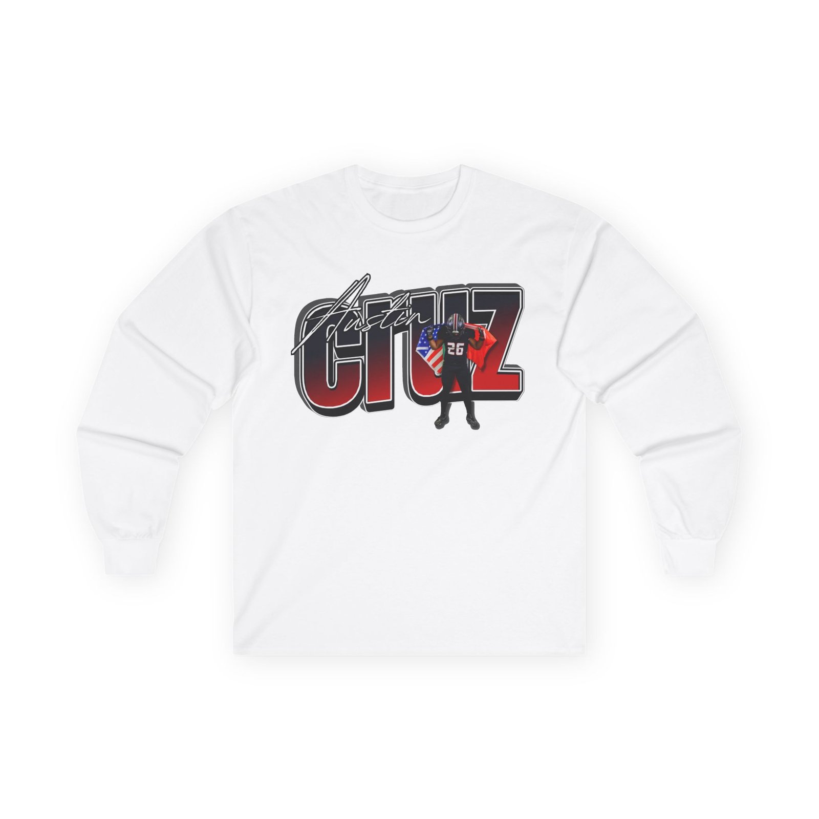 Austin Cruz Unisex Cotton Long Sleeve Tee - Image 2