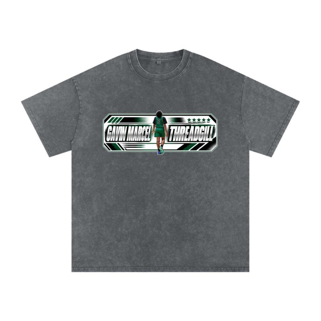 Gavin Marcel Threadgill Snow Washed Oversized TEE