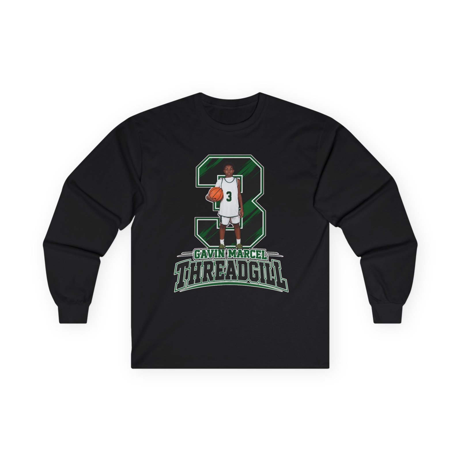 Gavin Marcel Threadgill Unisex Cotton Long Sleeve Tee - Image 1