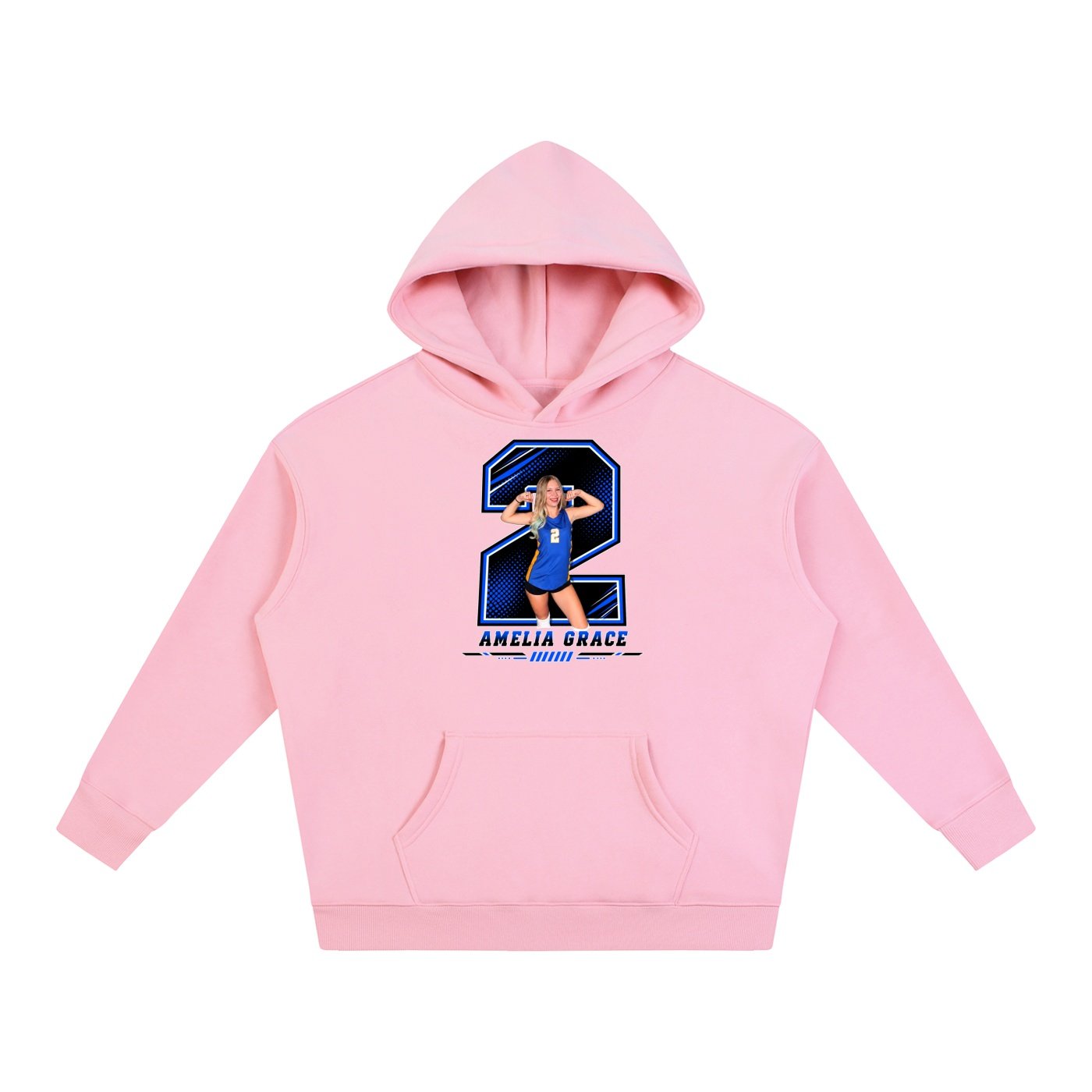 Amelia Grace Oversize Fleeced Hoodie - Image 5
