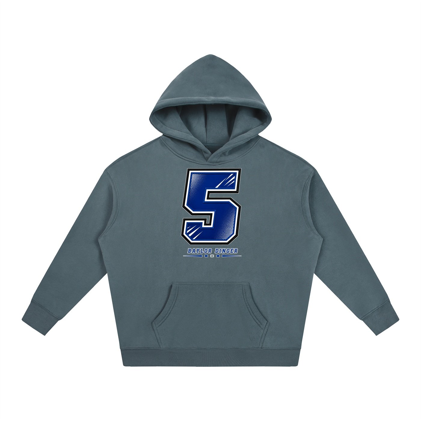 Baylor dinger Oversize Fleeced Hoodie - Image 4