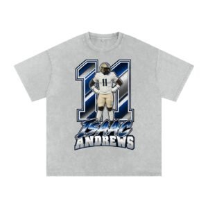 Isaac Andrews Snow Washed Oversized TEE - Image 3