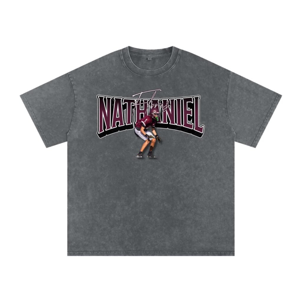 Nathaniel Flores Snow Washed Oversized TEE