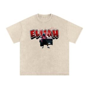 Elijah Wright  Snow Washed Oversized TEE - Image 2
