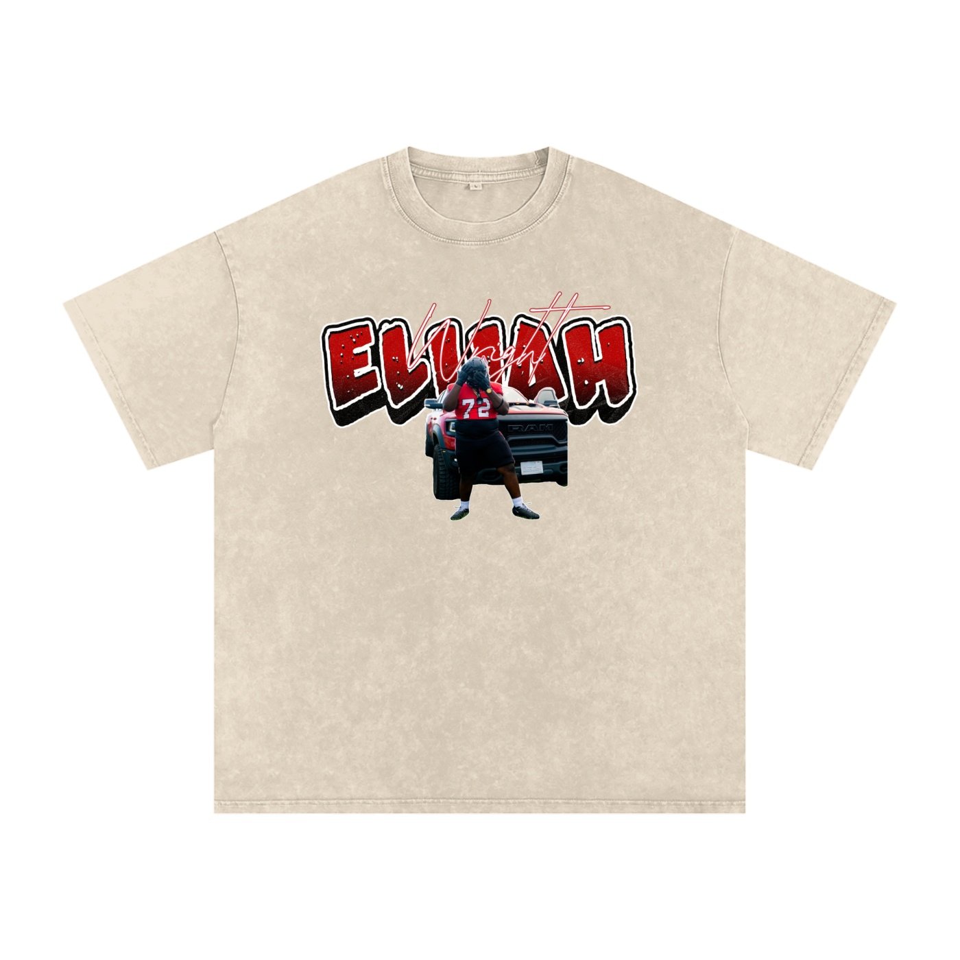 Elijah Wright  Snow Washed Oversized TEE - Image 2