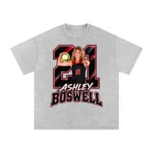 Ashley Boswell Snow Washed Oversized TEE - Image 3