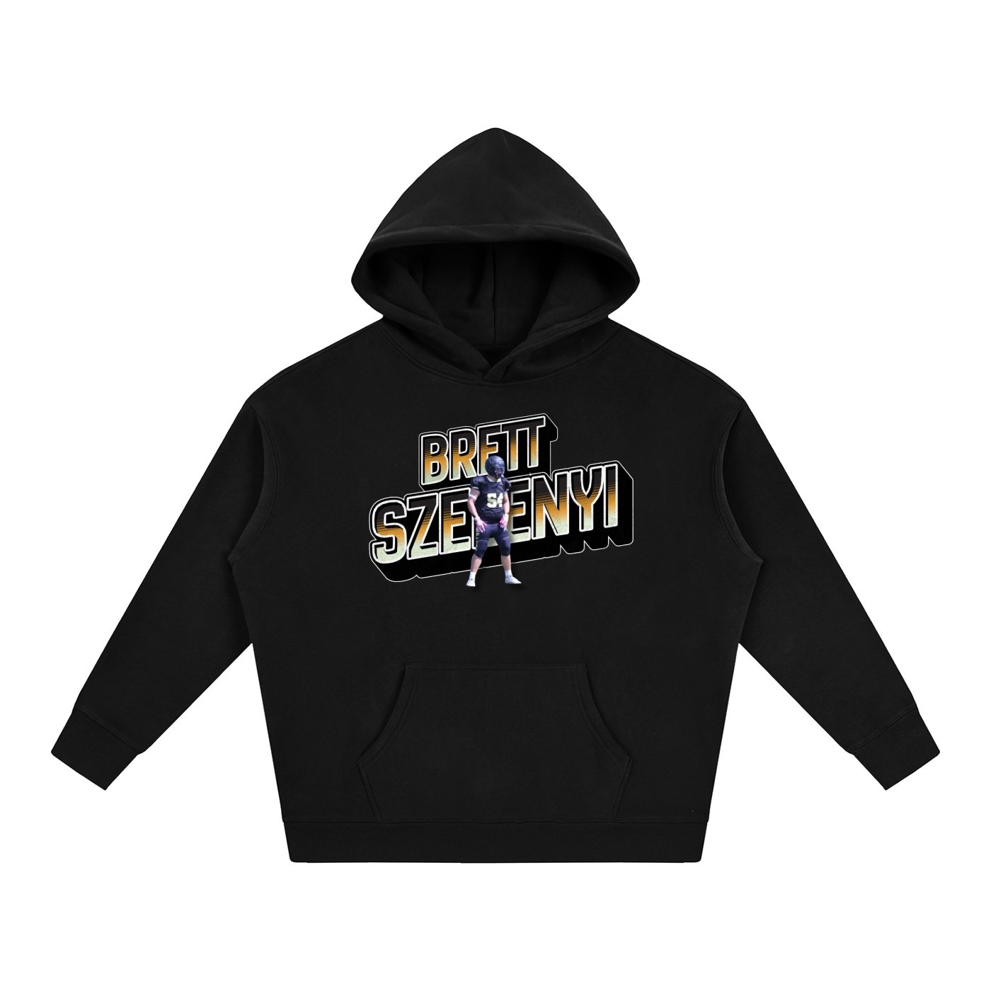 brett szelenyi  Oversize Fleeced Hoodie - Image 1