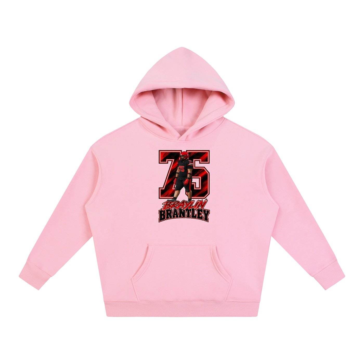 Braylin Brantley Oversize Fleeced Hoodie - Image 5