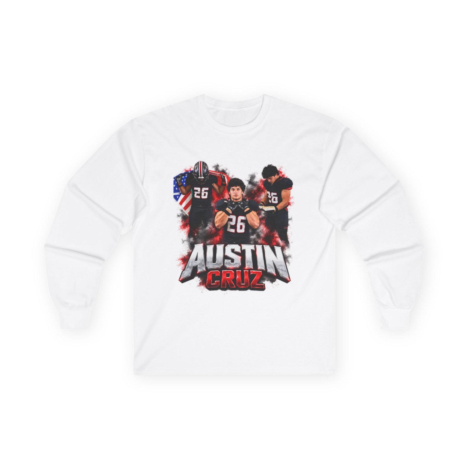 Austin Cruz Unisex Cotton Long Sleeve Tee - Image 2