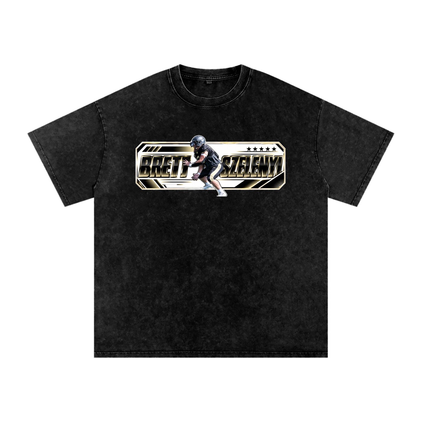 brett szelenyi Snow Washed Oversized TEE - Image 1