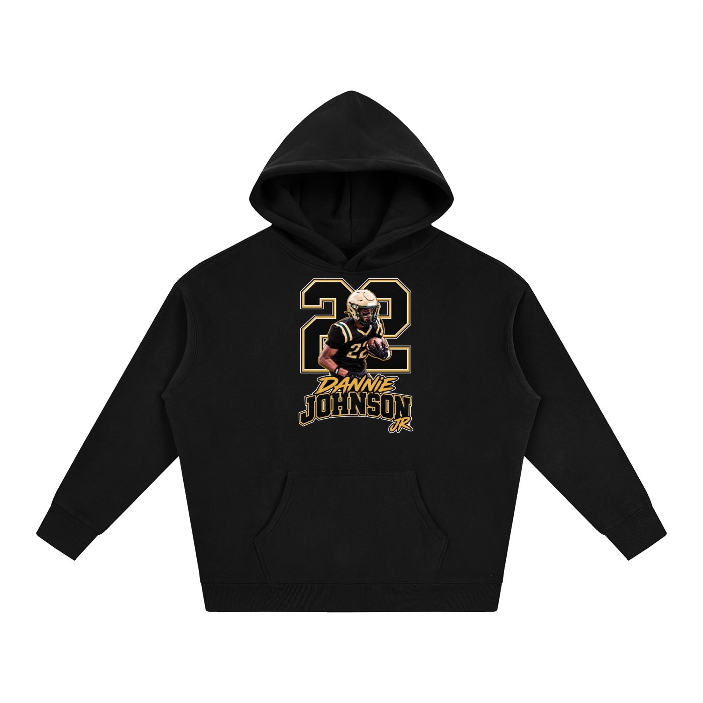 Dannie Johnson jr Oversize Fleeced Hoodie - Image 1