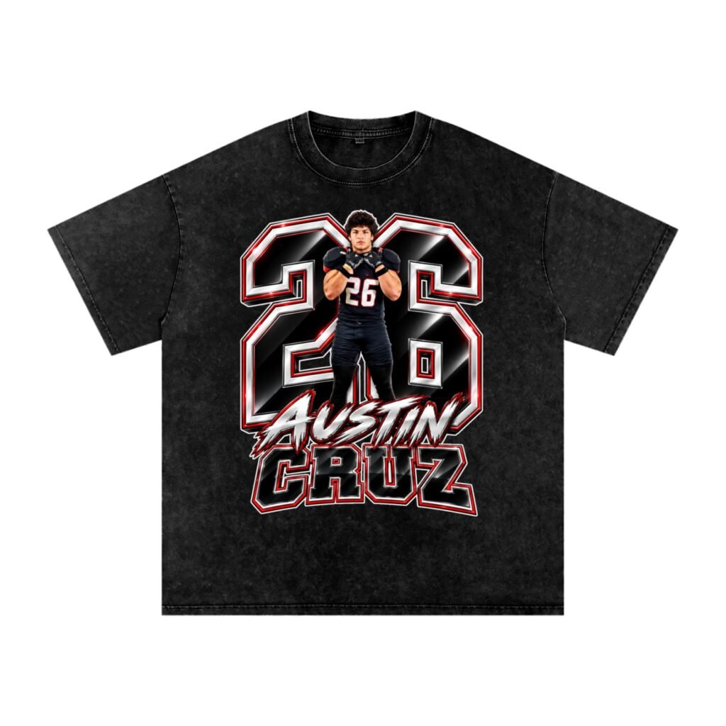 Austin Cruz Snow Washed Oversized TEE