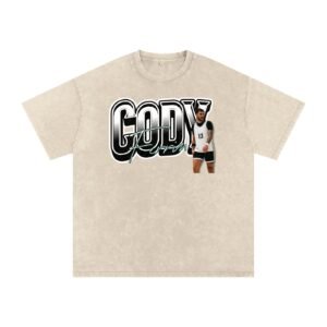Cody Ferrin  Snow Washed Oversized TEE - Image 2